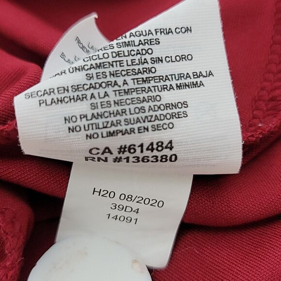 Arizona State Sun Devils Polo Shirt Mens M Red Short Sleeve Fanatics Performance - Picture 6 of 8